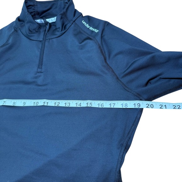 Under Armour Fitted ColdGear Pullover Top Thumbholes Athletic Large - Picture 8 of 9